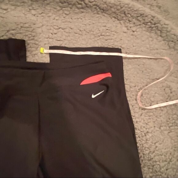 Nike Dri Fit Workout Capris Sz X Small Black/Pink - Picture 7 of 11